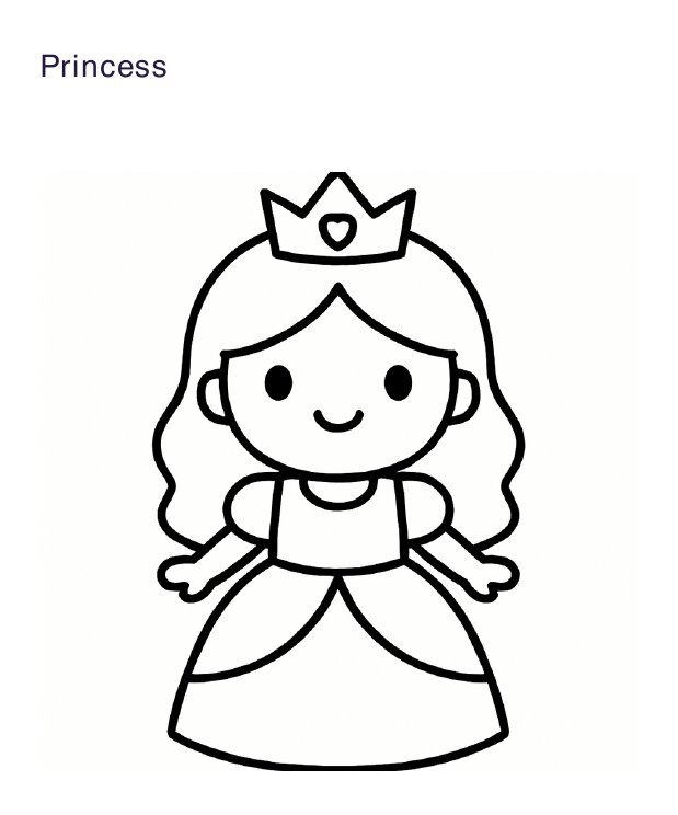 Free Princess & Fairytale Coloring Pages