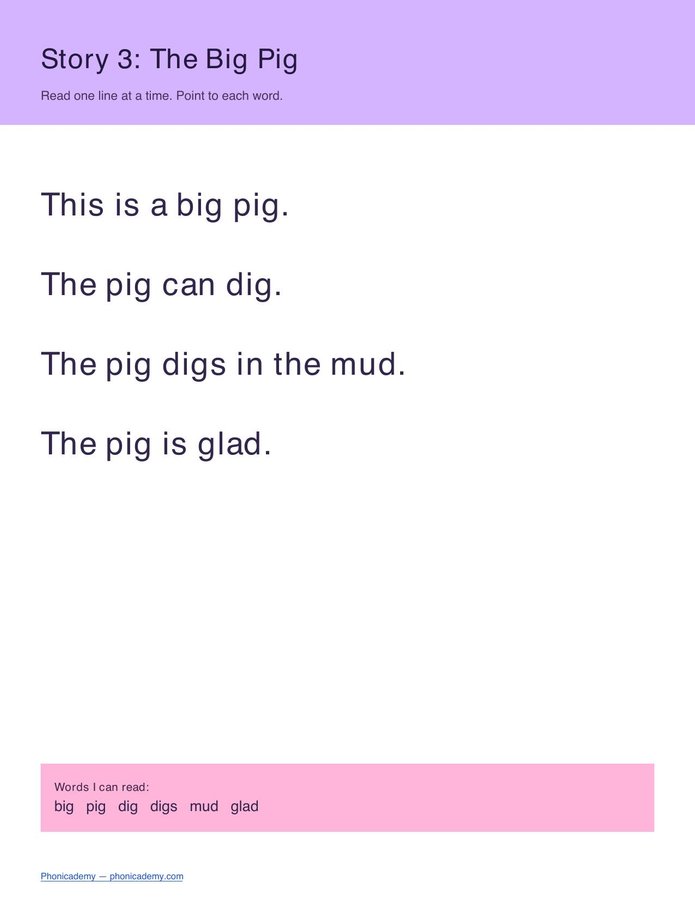 Decodable Mini-Stories (PDF) — page 3
