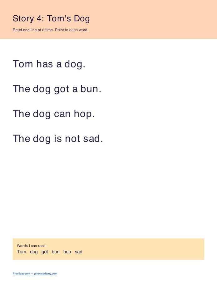 Decodable Mini-Stories (PDF) — page 4