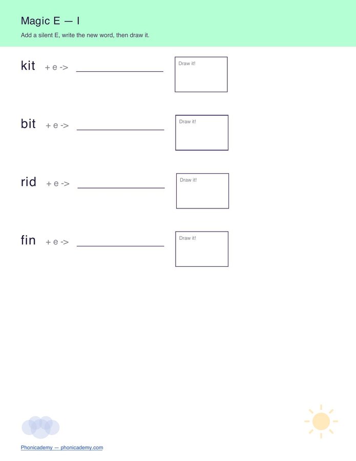 Magic-E Pack (Free PDF) — page 3