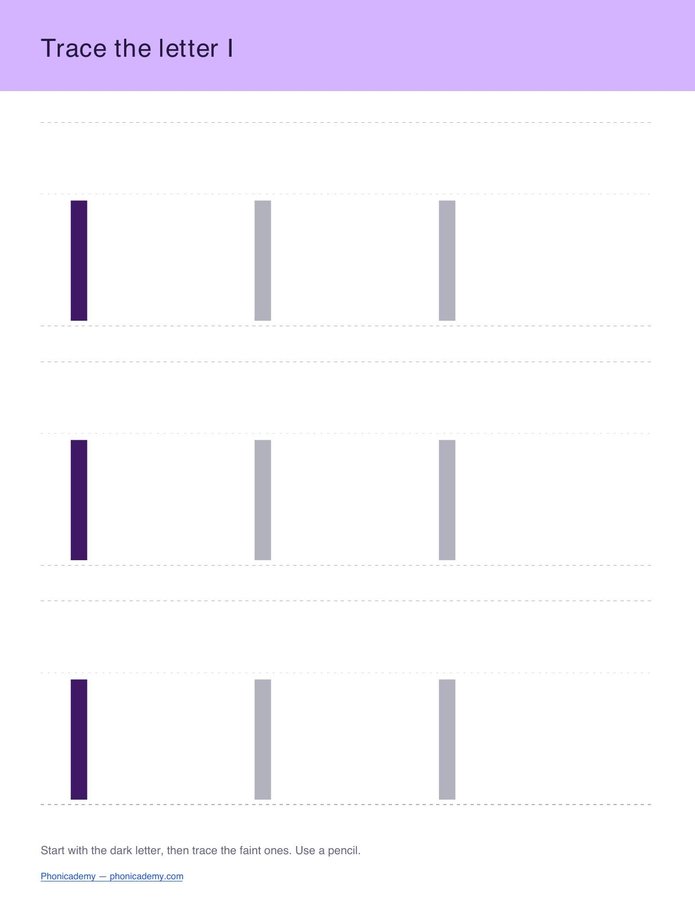 A–Z Tracing Sheets (PDF) — page 9