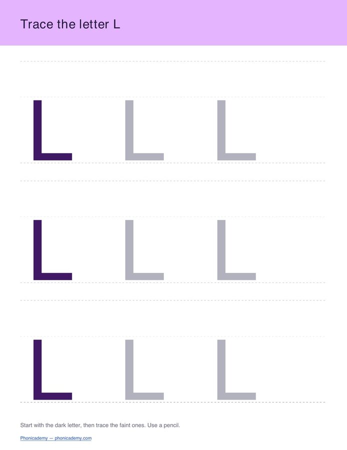 A–Z Tracing Sheets (PDF) — page 12
