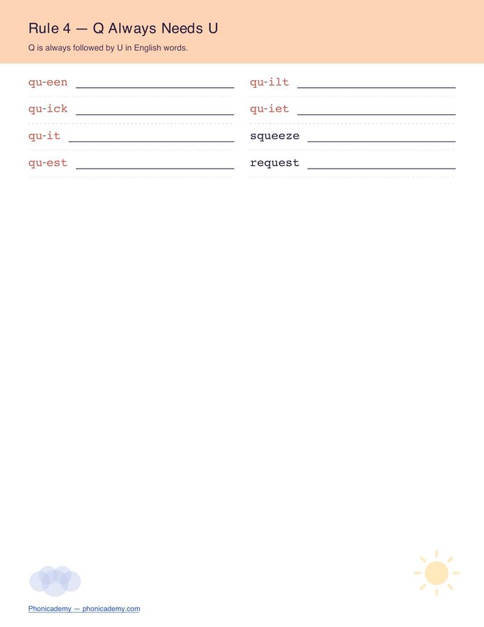 Apply the Rule — Spelling Practice (Free PDF) — page 5