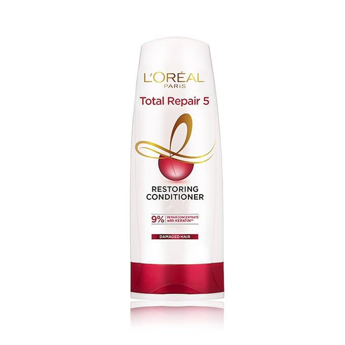 L'Oreal Paris Conditioner, For Damaged and Weak Hair, With Pro-Keratin + Ceramide, Total Repair 5, 180ml