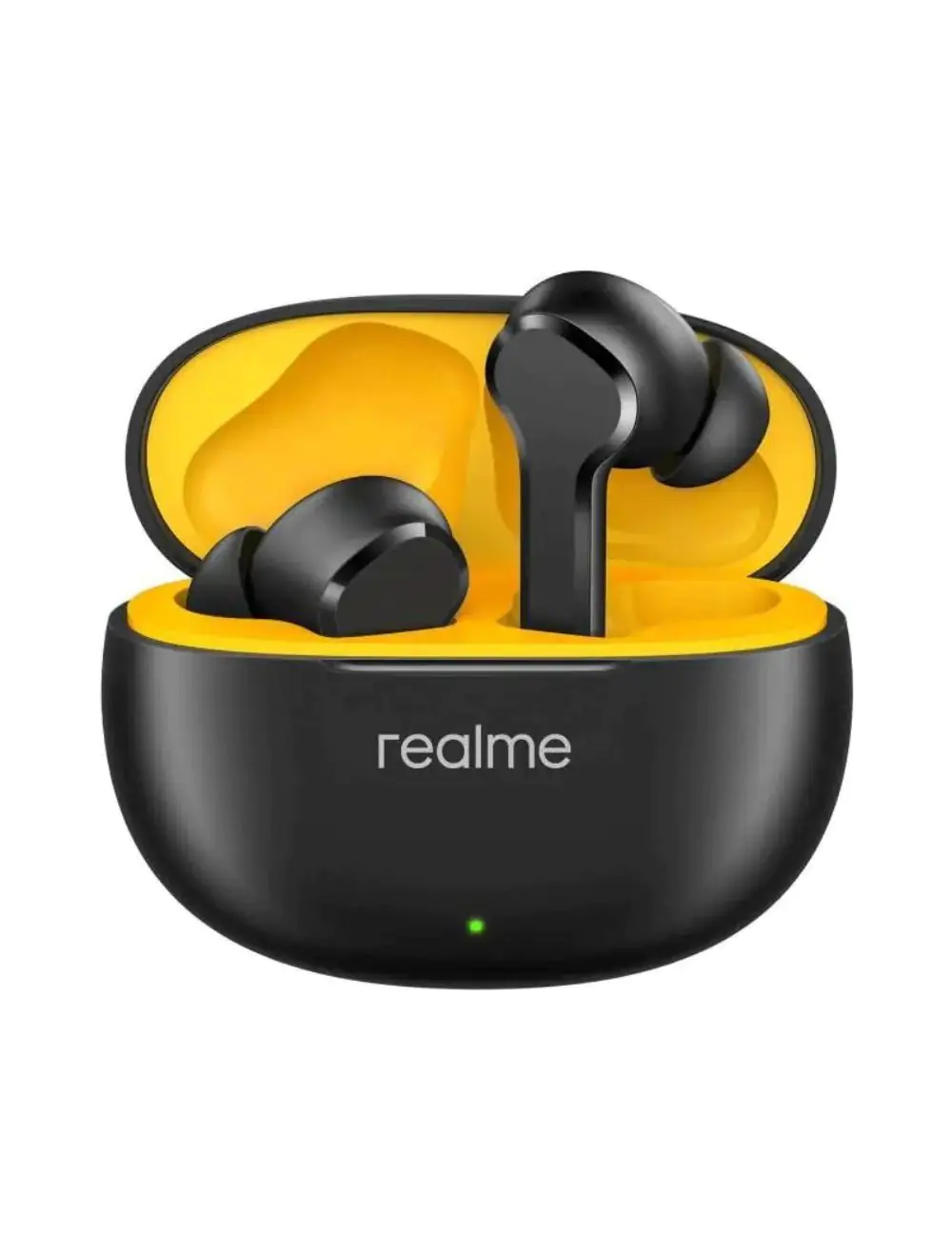 realme Buds T110 (RMA2306) with AI ENC for calls, 38 hours of Playback and Deep Bass Bluetooth (Punk Black, True Wireless)