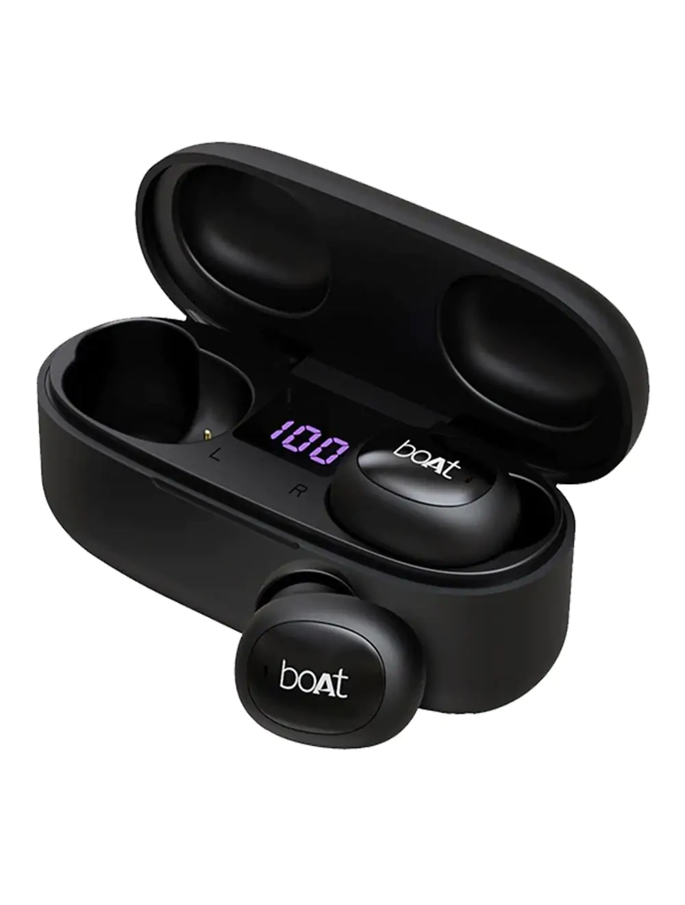 boAt Airdopes 121 v2 with 8mm driver, LED Case Battery Indicator, 380mAh Pocket Friendly Charging Case