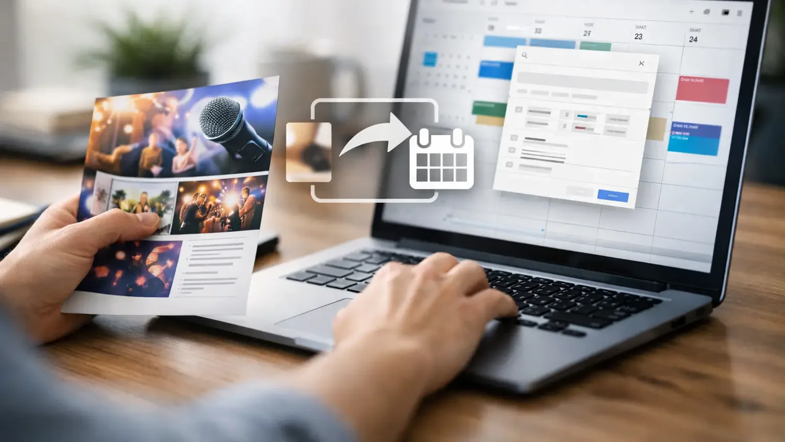 How to Convert Flyer to Calendar Event Fast