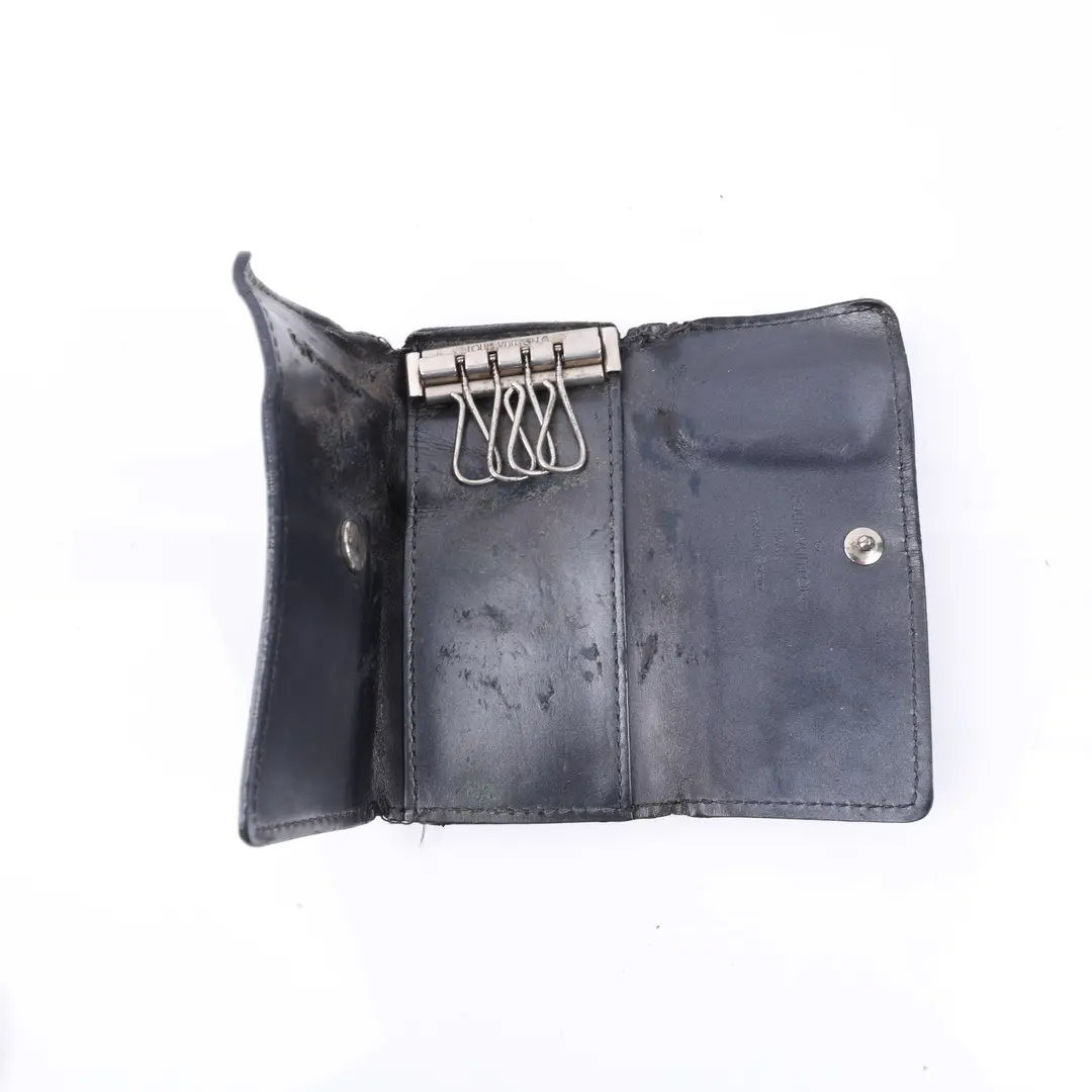 Louis Vuitton Multicles 4 Black Monogram Mat Key Case