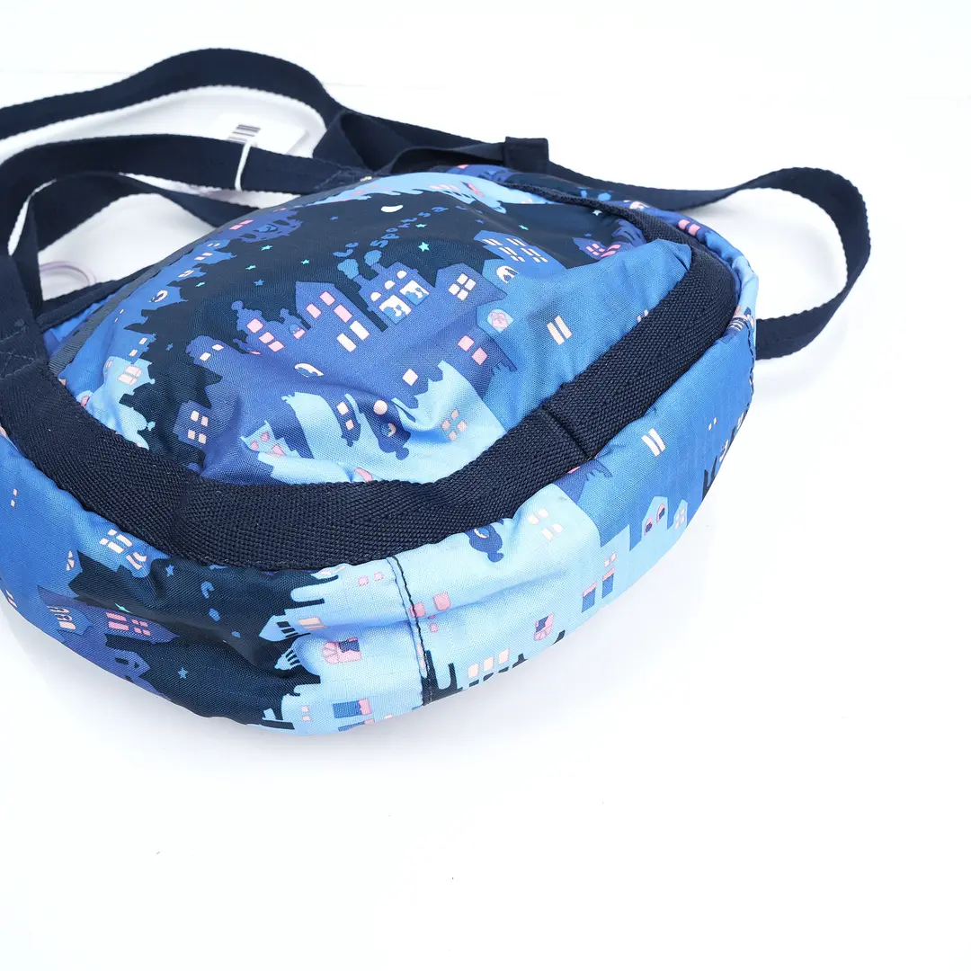 LeSportsac Small Jenni Blue Nylon Crossbody Bag