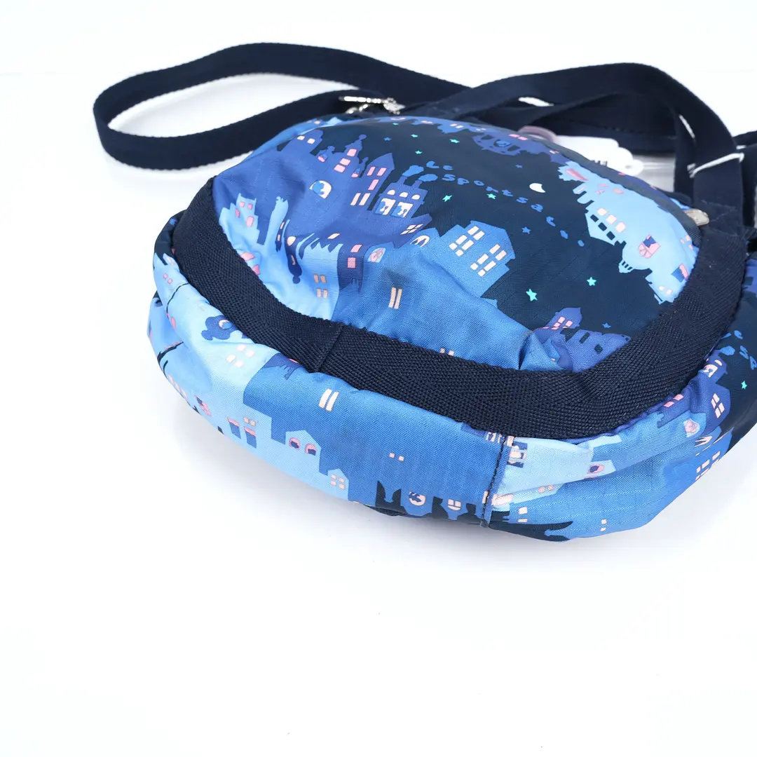 LeSportsac Small Jenni Blue Nylon Crossbody Bag