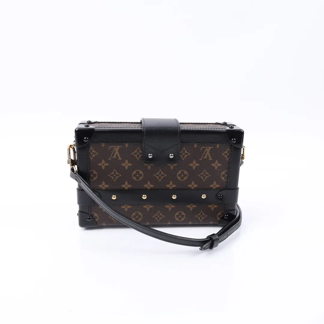 Louis Vuitton Petite Malle Brown Monogram Shoulder Bag