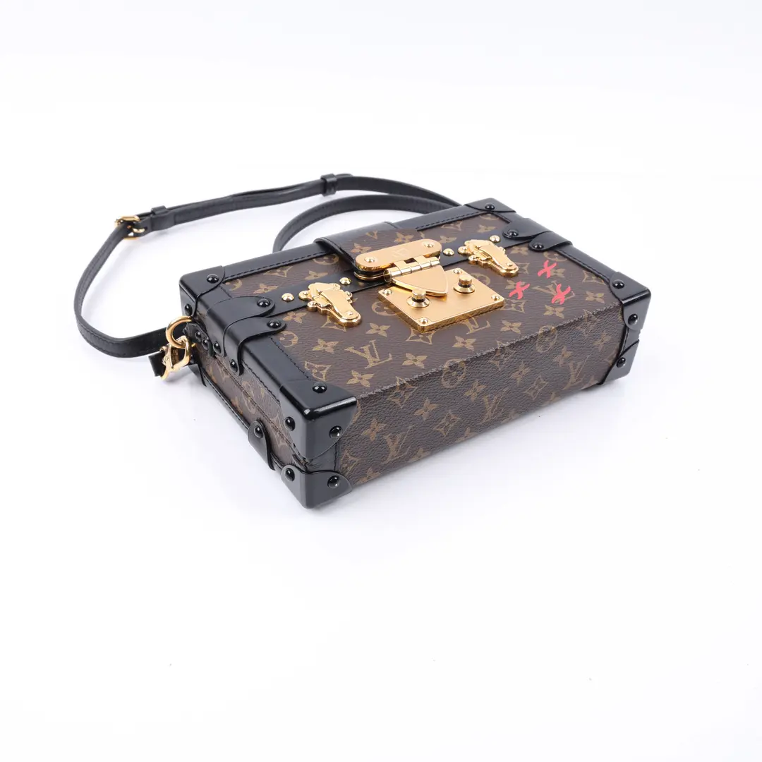 Louis Vuitton Petite Malle Brown Monogram Shoulder Bag