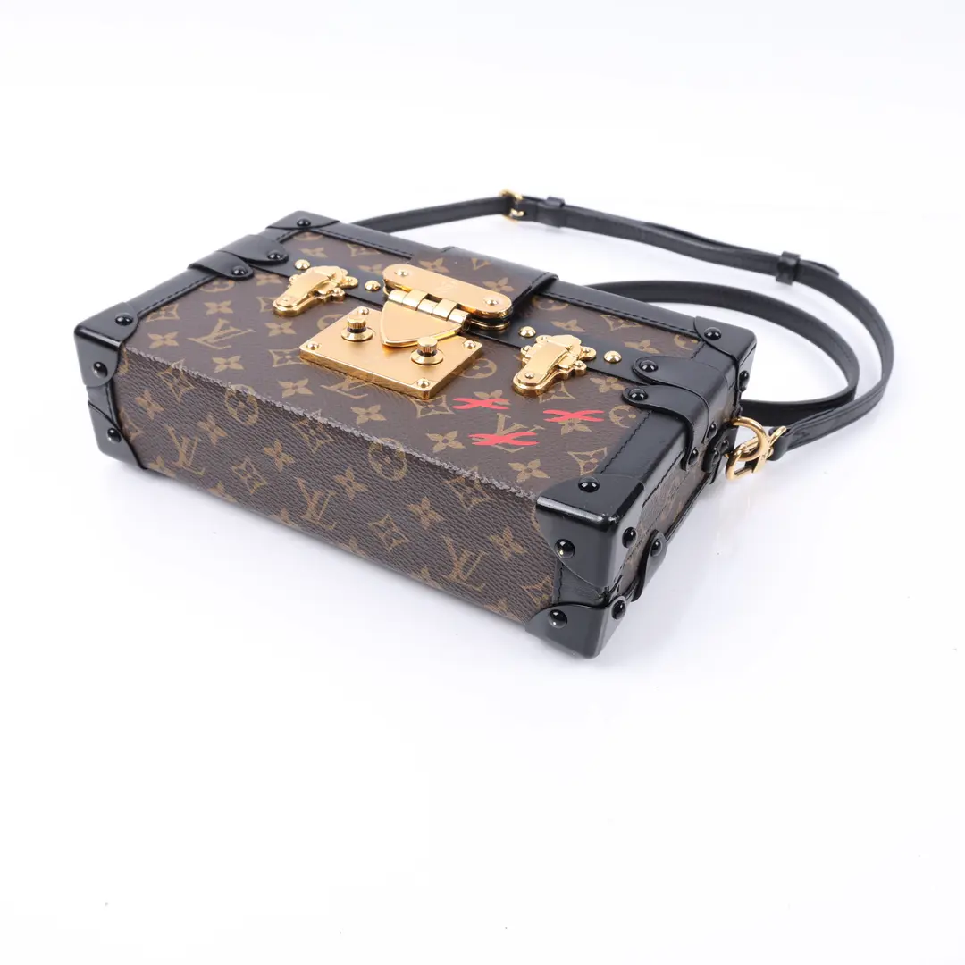 Louis Vuitton Petite Malle Brown Monogram Shoulder Bag