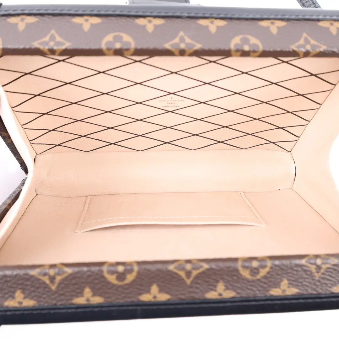 Louis Vuitton Petite Malle Brown Monogram Shoulder Bag
