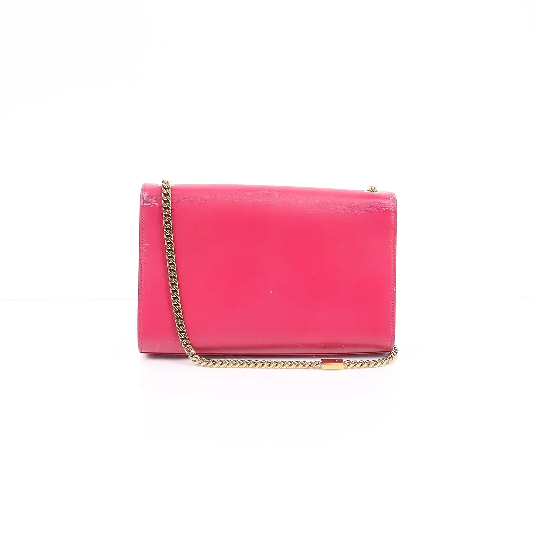 Saint Laurent Kate Tassel Pink Leather Shoulder Bag