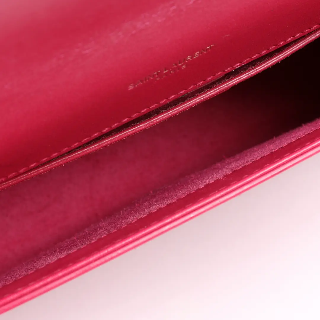 Saint Laurent Kate Tassel Pink Leather Shoulder Bag