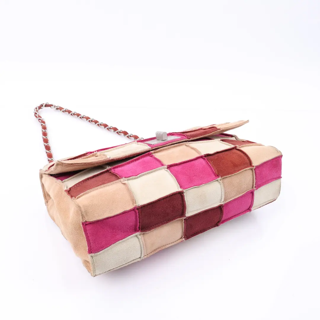 Chanel Pink Suede Bag