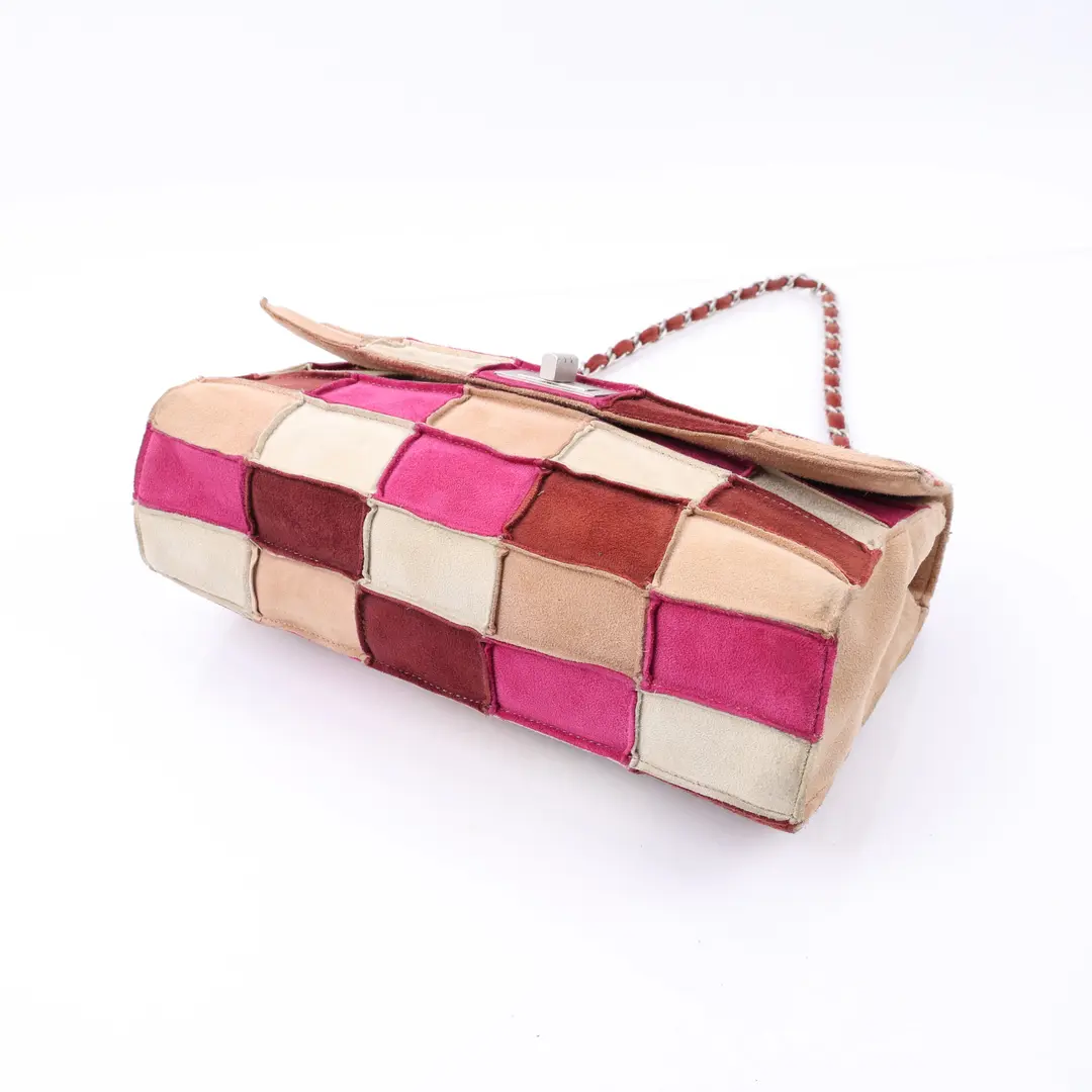 Chanel Pink Suede Bag