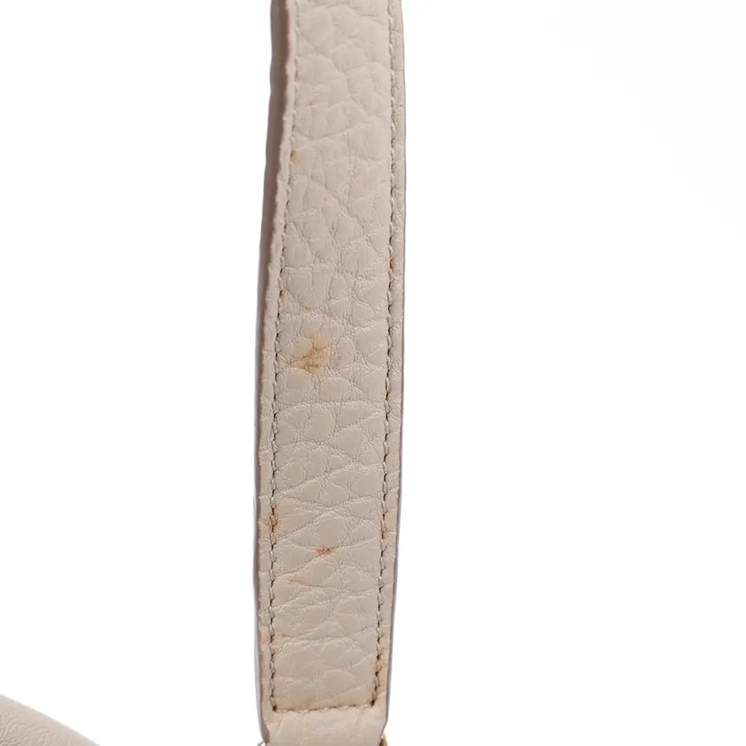 Celine Trapeze Beige Leather Suede Handbag