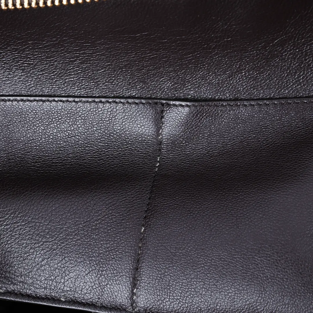 Celine Trapeze Beige Leather Suede Handbag
