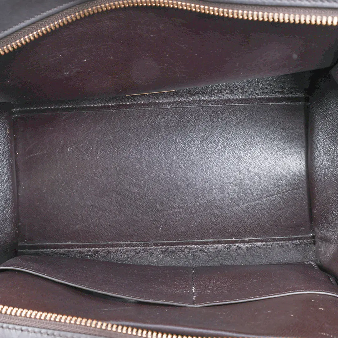 Celine Trapeze Beige Leather Suede Handbag