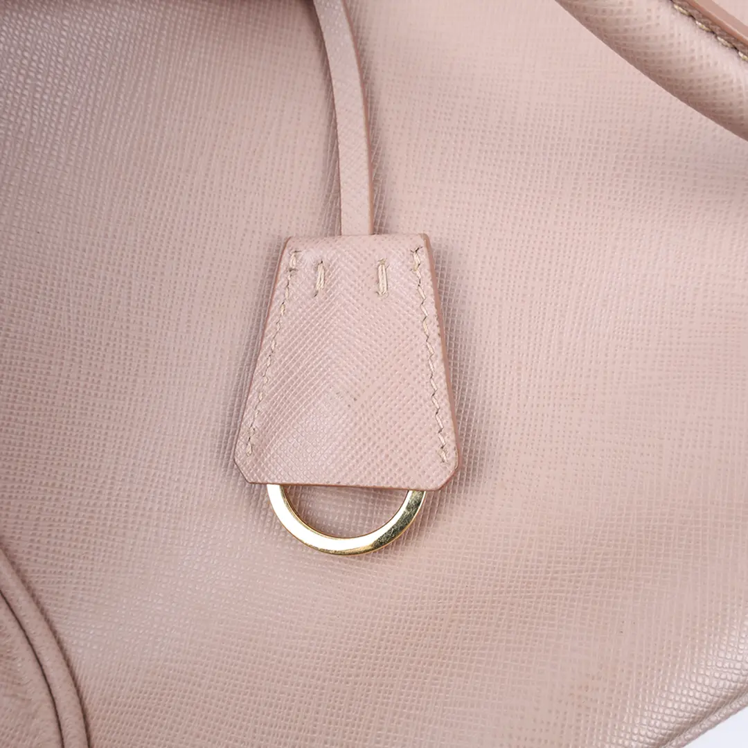 Prada Galleria Pink Saffiano Leather Handbag