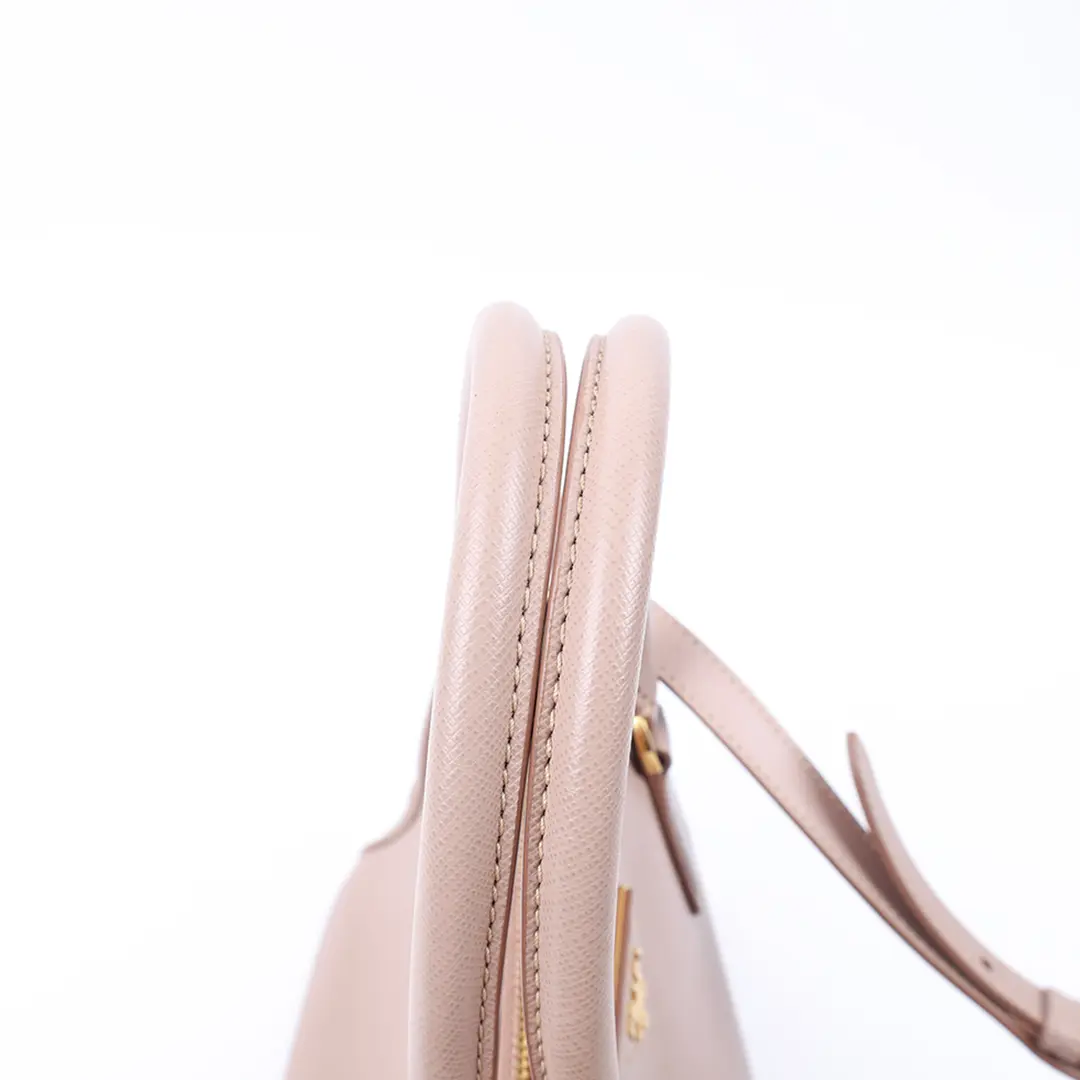 Prada Galleria Pink Saffiano Leather Handbag