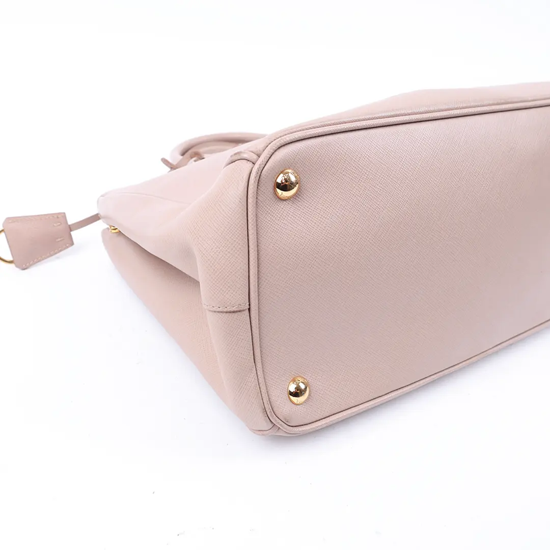 Prada Galleria Pink Saffiano Leather Handbag