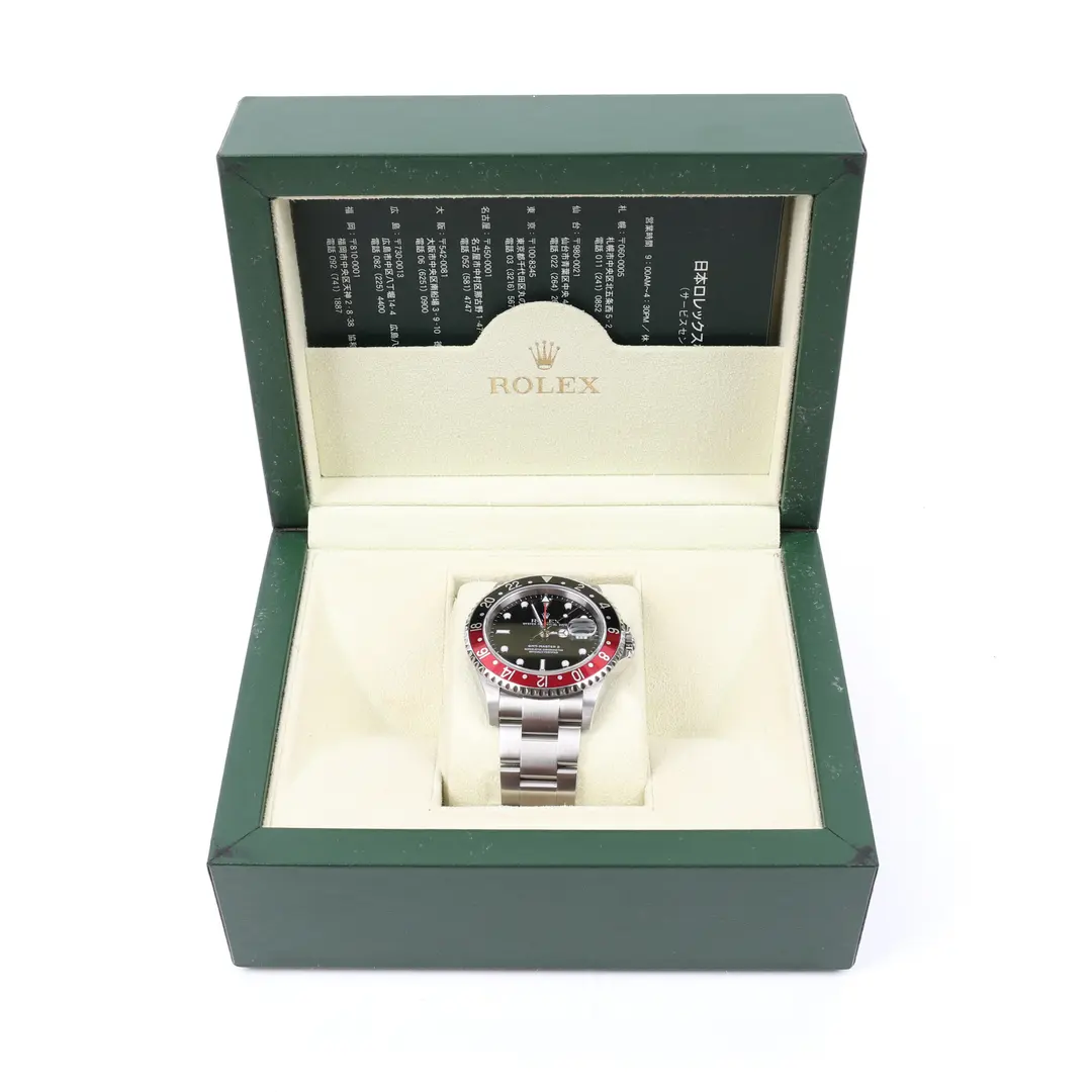 Rolex GMT-Master II Coke Bezel Stainless Steel Watch