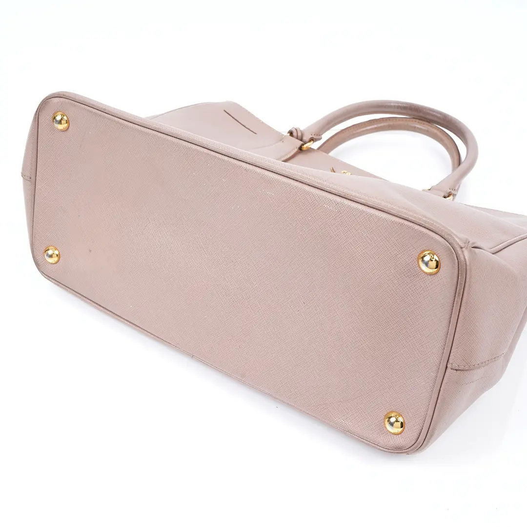 Prada Galleria Pink Saffiano Leather Tote Bag