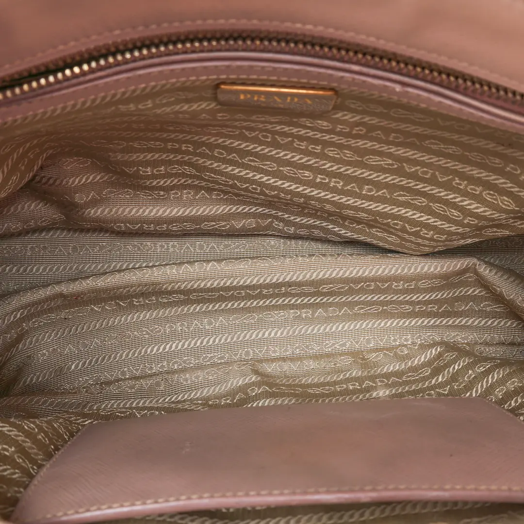 Prada Galleria Pink Saffiano Leather Tote Bag