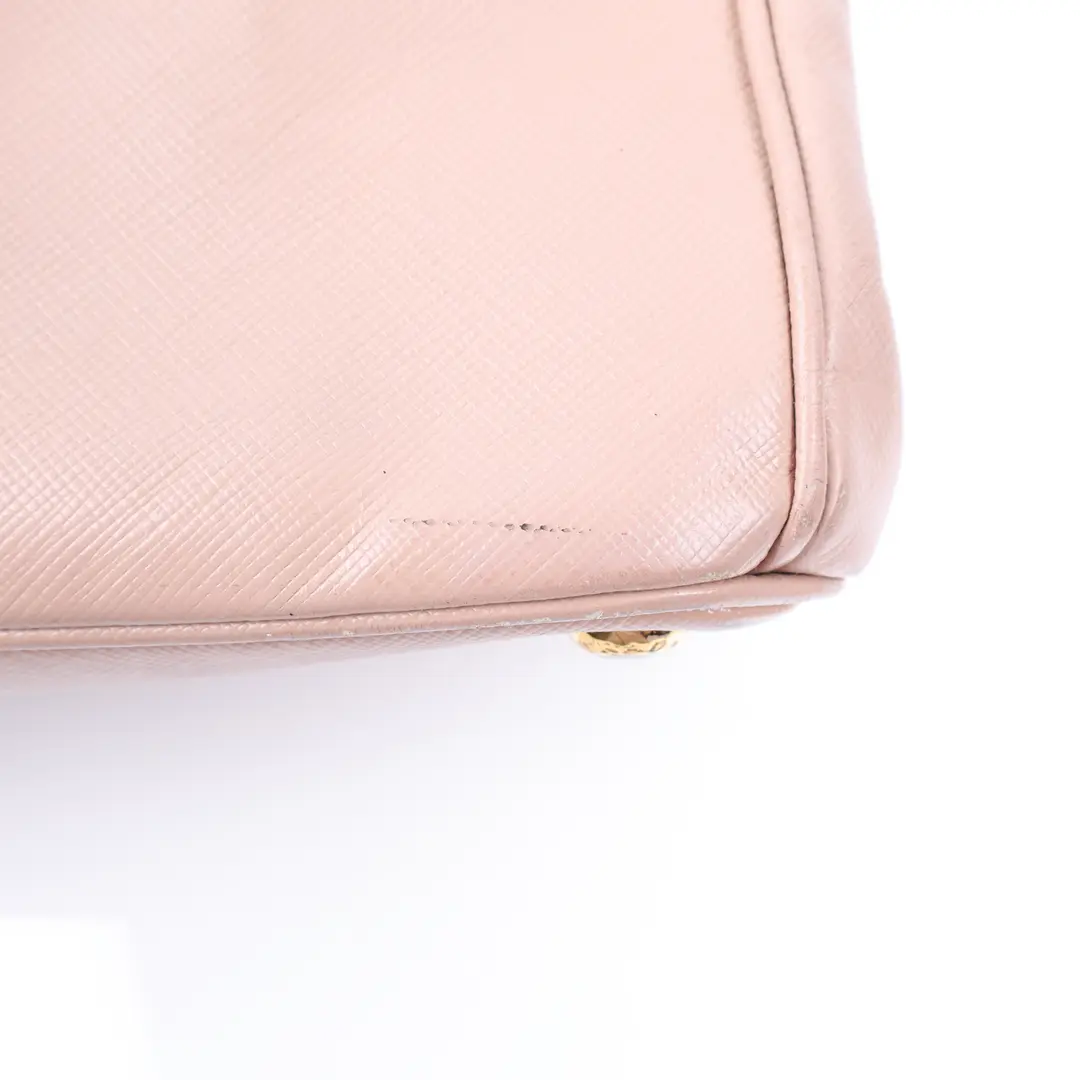Prada Galleria Pink Saffiano Leather Tote Bag