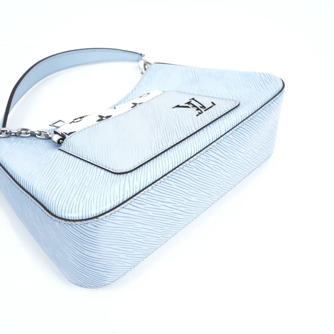 Louis Vuitton Marelle Blue Epi Leather Shoulder Bag