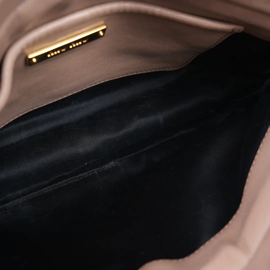 Miu Miu Matelasse Pink Leather Shoulder Bag