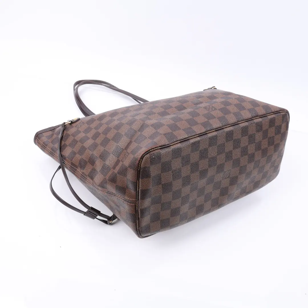 Louis Vuitton Neverfull MM Brown Damier Ebene Tote Bag