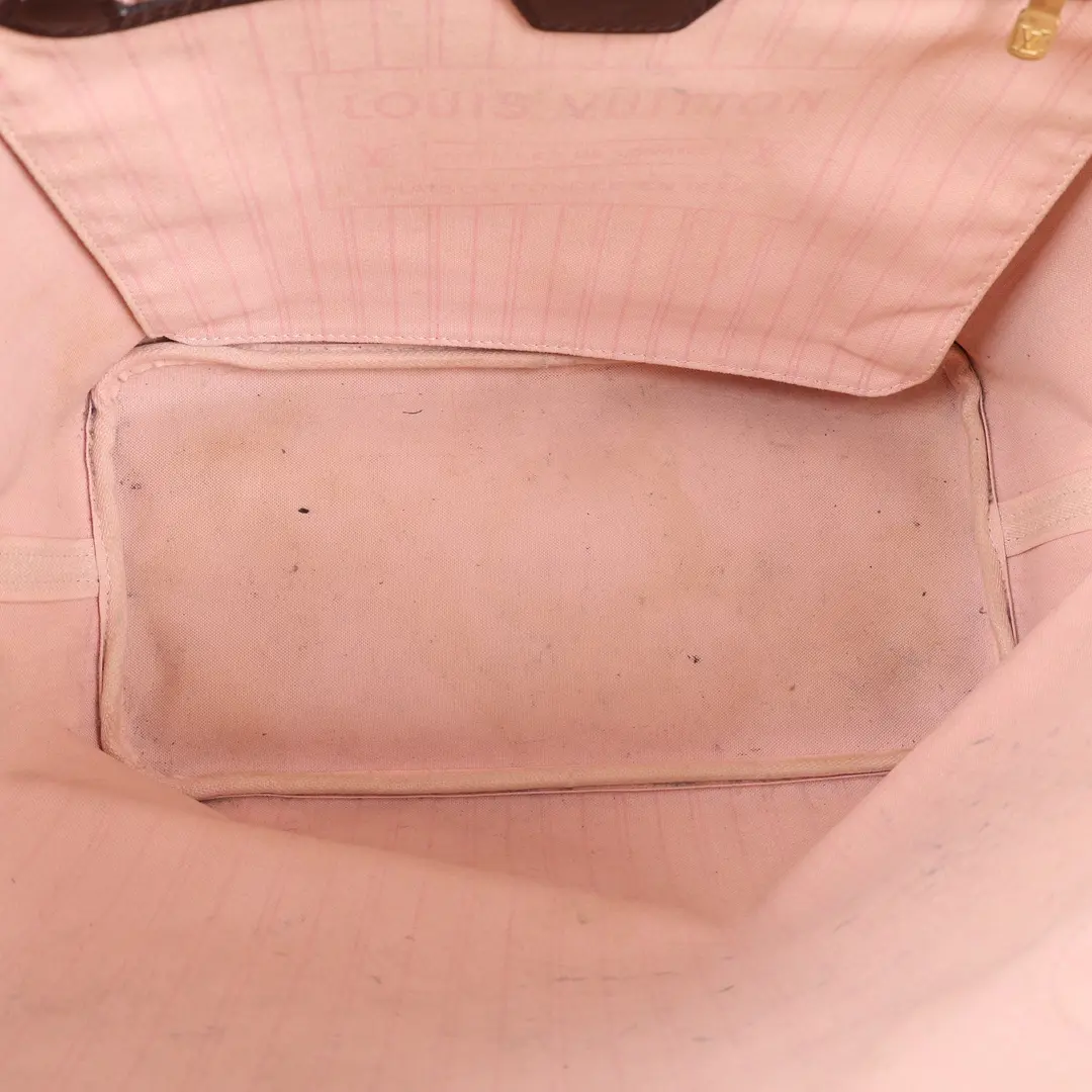 Louis Vuitton Neverfull MM Brown Damier Ebene Tote Bag