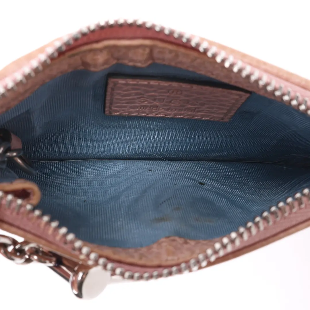 Gucci GG Marmont Pink Leather Key Case Wallet