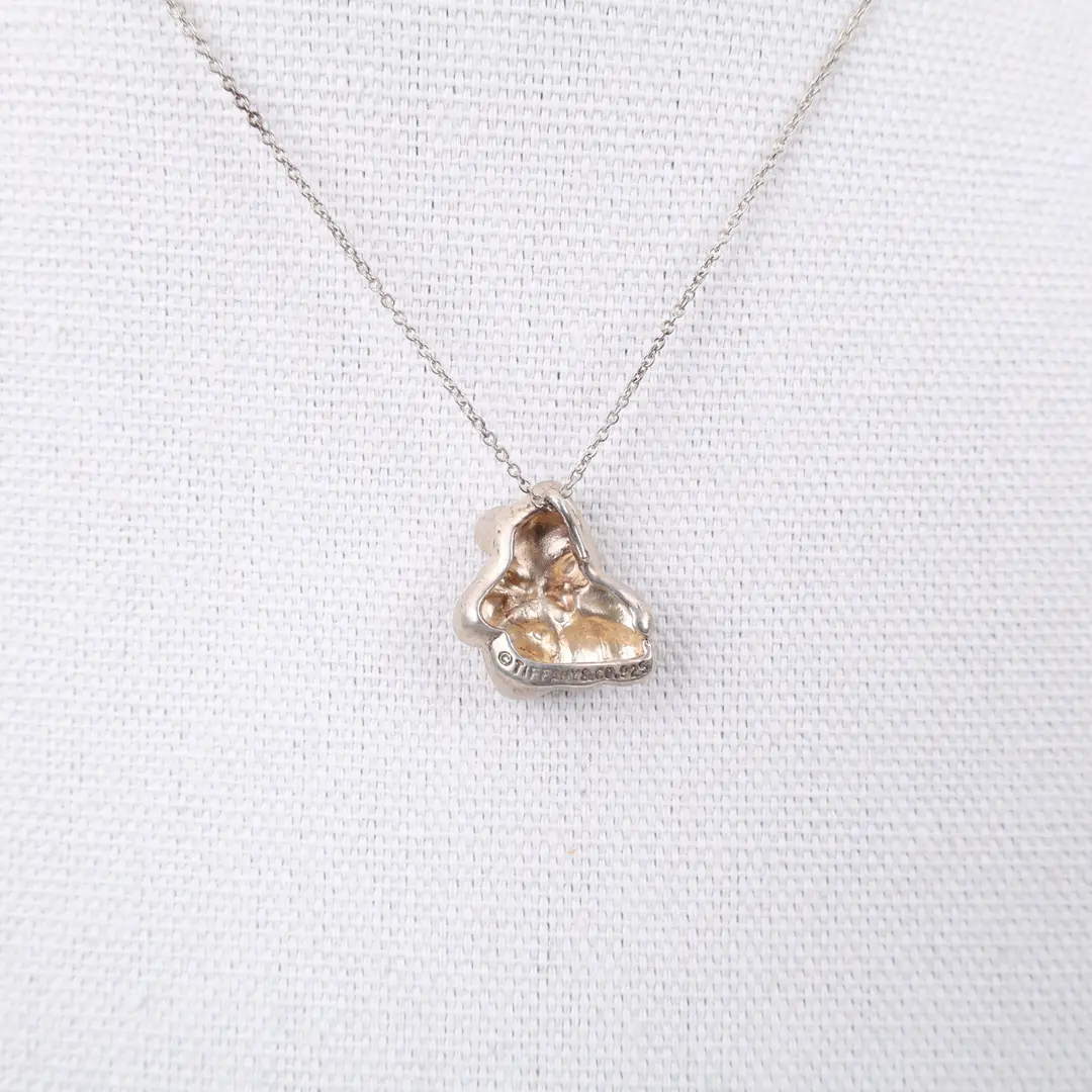 Tiffany & Co. Teddy Bear Silver Sterling Silver Necklace