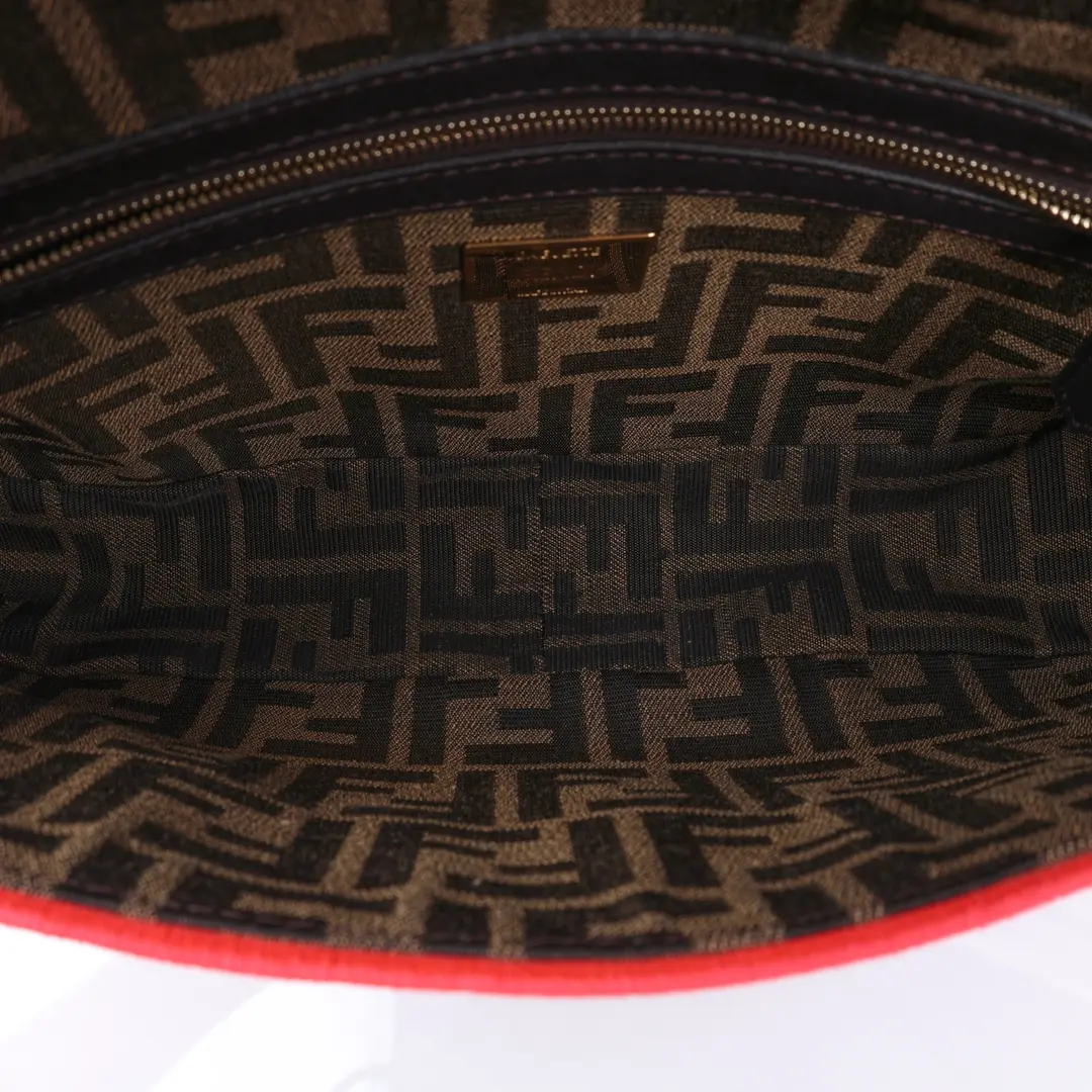 Fendi Baguette Brown FF Canvas Shoulder Bag