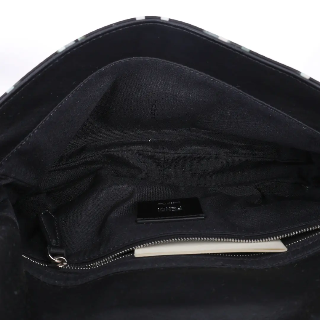 Fendi Baguette Green Nylon Belt Bag