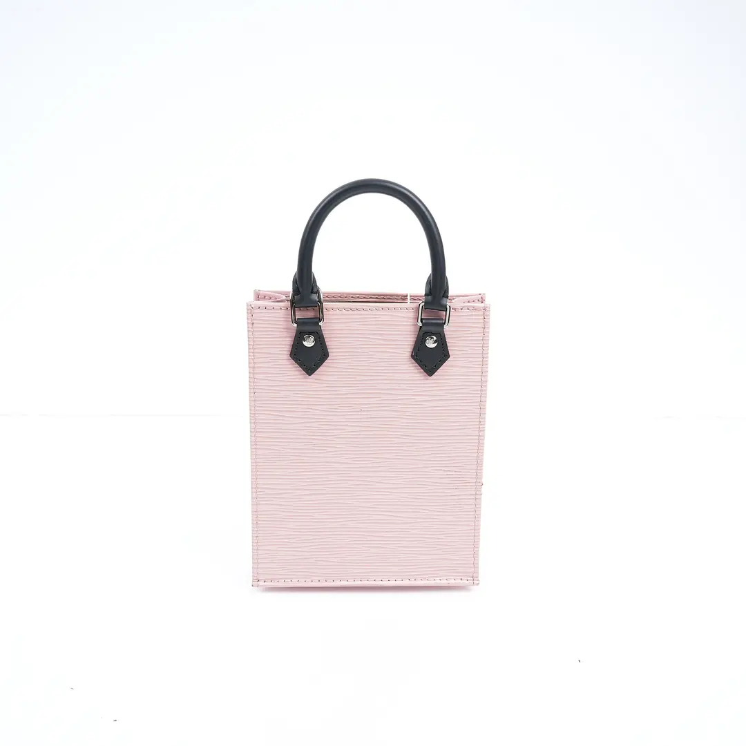 Louis Vuitton Petit Sac Plat Pink Epi Leather Mini Bag
