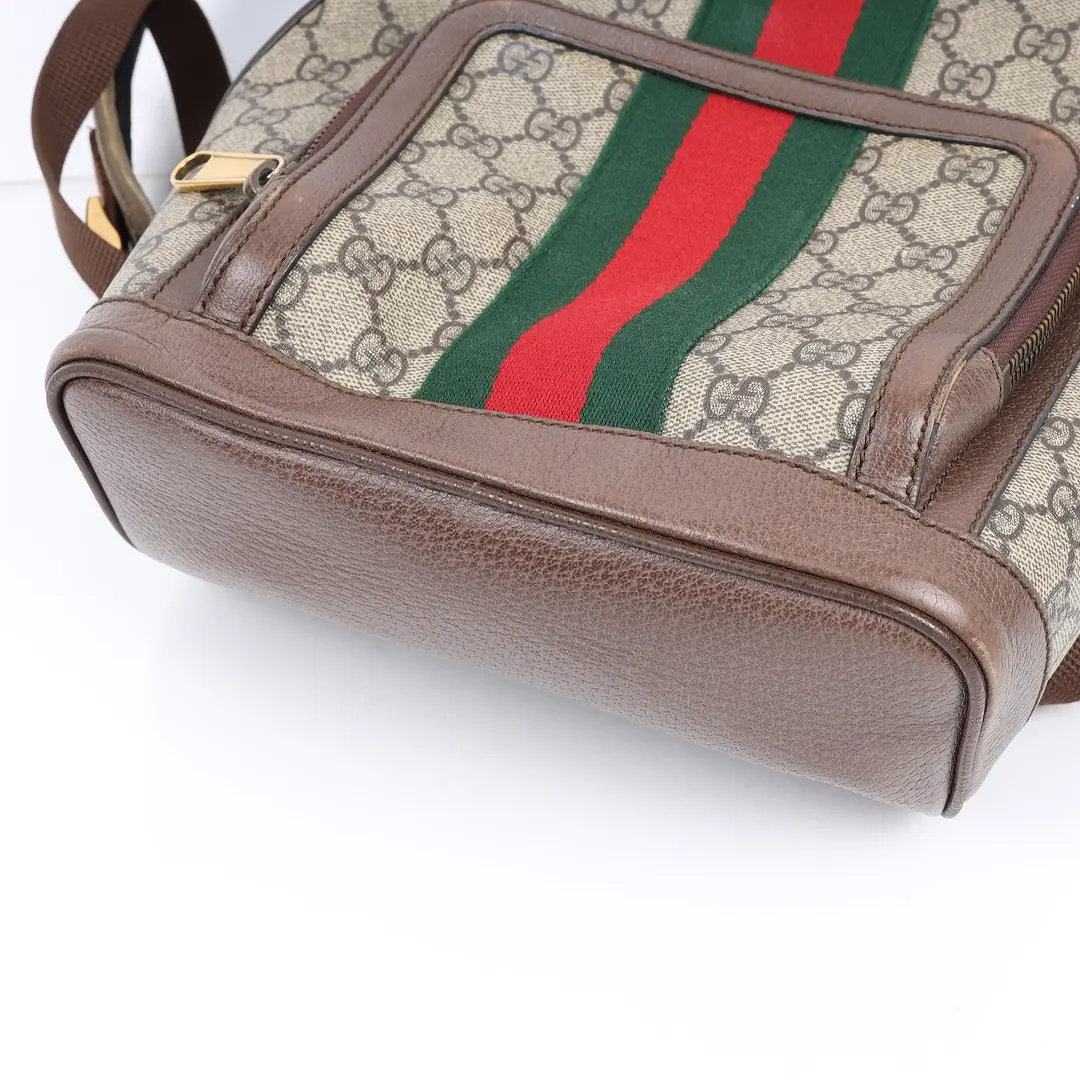 Gucci Ophidia Brown GG Supreme Backpack