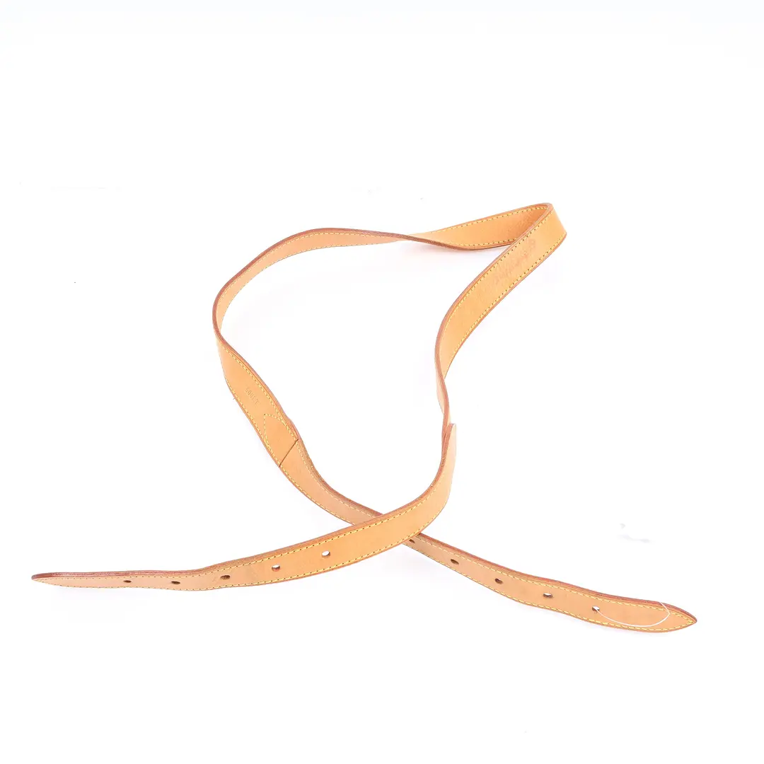 Louis Vuitton Noe Beige Vachetta Leather Bag Strap