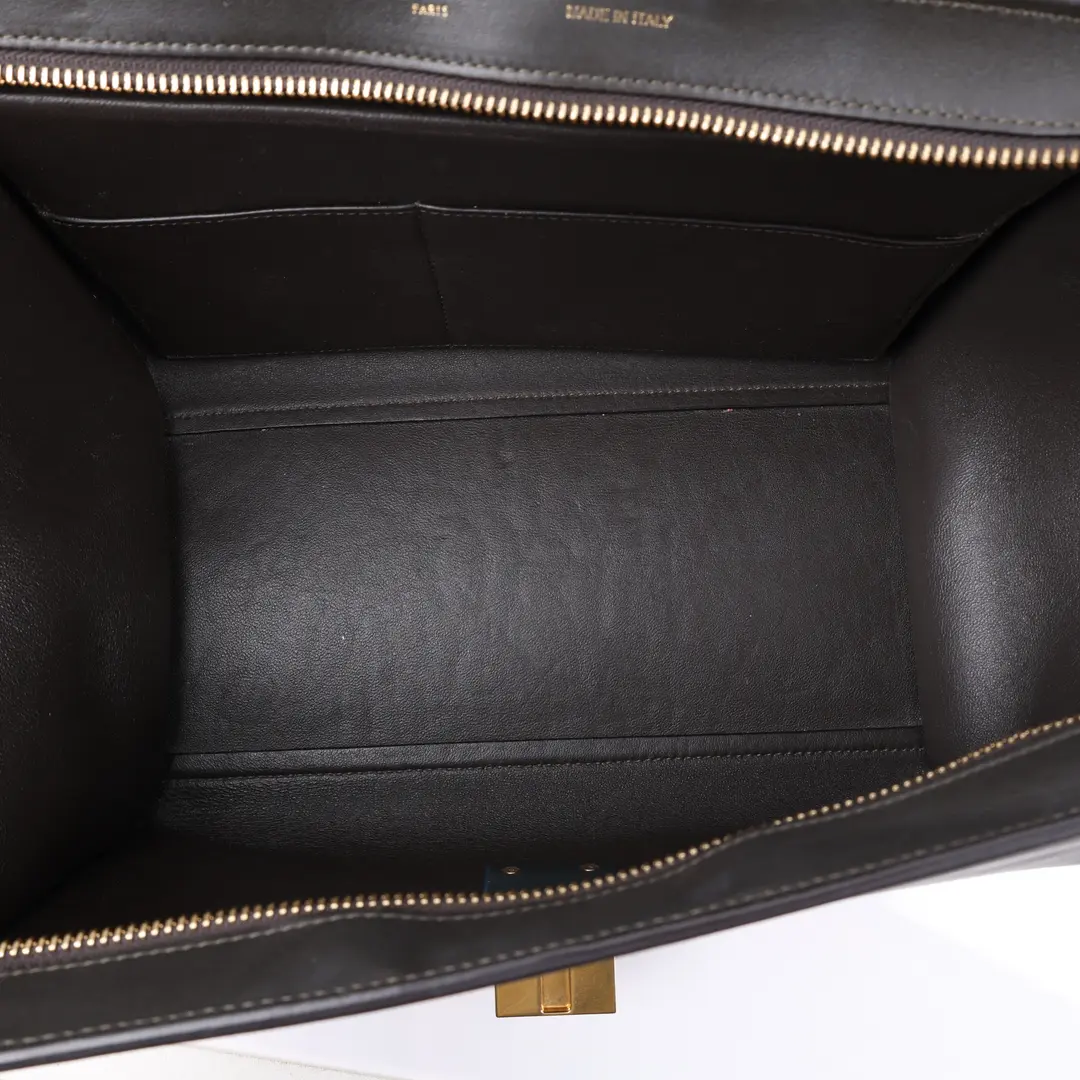Celine Trapeze Brown Leather Shoulder Bag