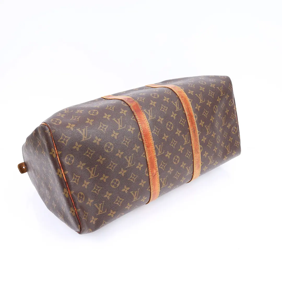 Louis Vuitton Keepall Brown Monogram Canvas Duffle Bag