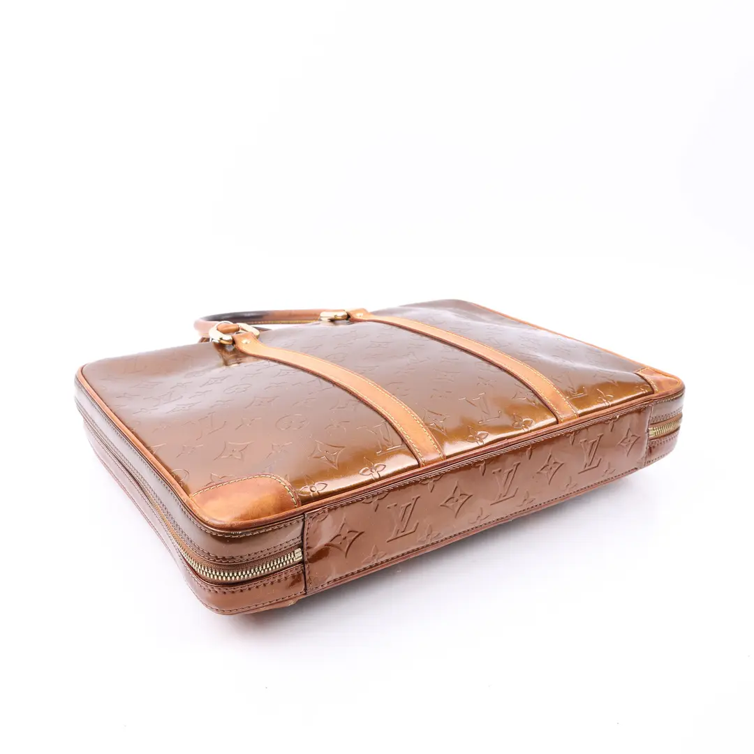 Louis Vuitton Mercer Brown Monogram Vernis Briefcase