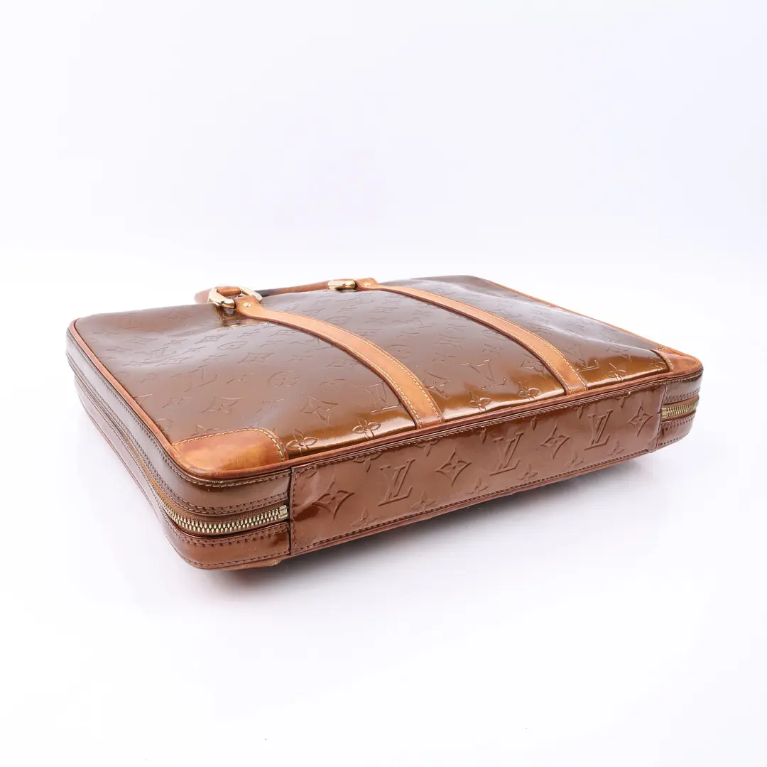 Louis Vuitton Mercer Brown Monogram Vernis Briefcase