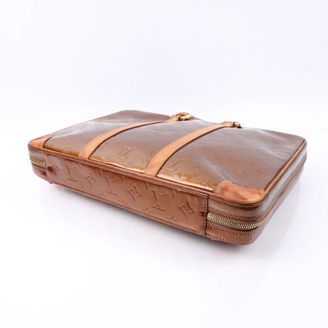 Louis Vuitton Mercer Brown Monogram Vernis Briefcase