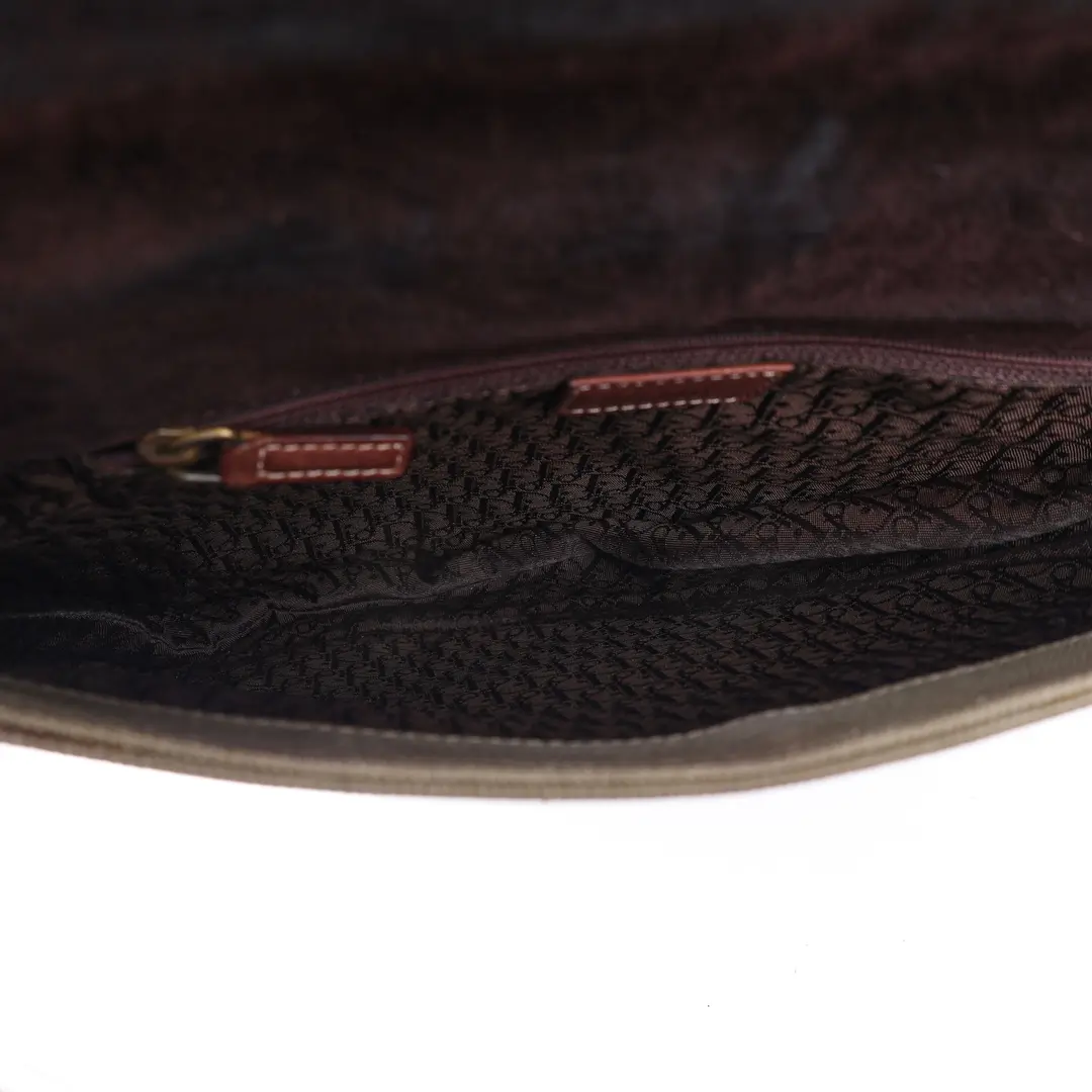 Dior Saddle Beige Canvas Shoulder Bag