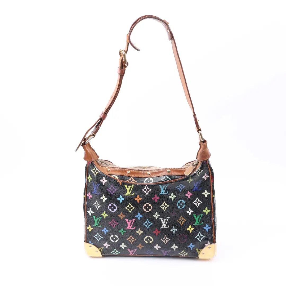 Louis Vuitton Boulogne Black Multicolore Shoulder Bag
